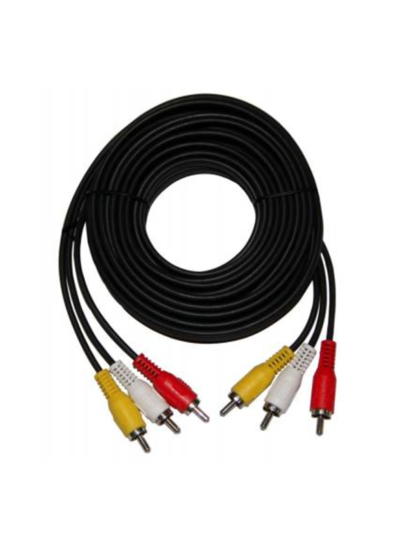 Cable de Audio y Video Estereo 3x3 RCA