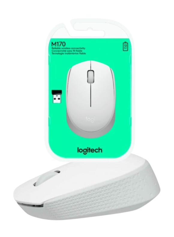 Mouse Inalámbrico Logitech M170 Blanco