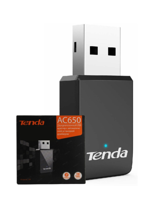 Adaptador USB WiFi Tenda U9 AC650 Doble Banda