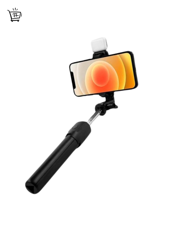 Selfie Stick Inalambrico con Luz LED y Tripode R1s - Imagen 2