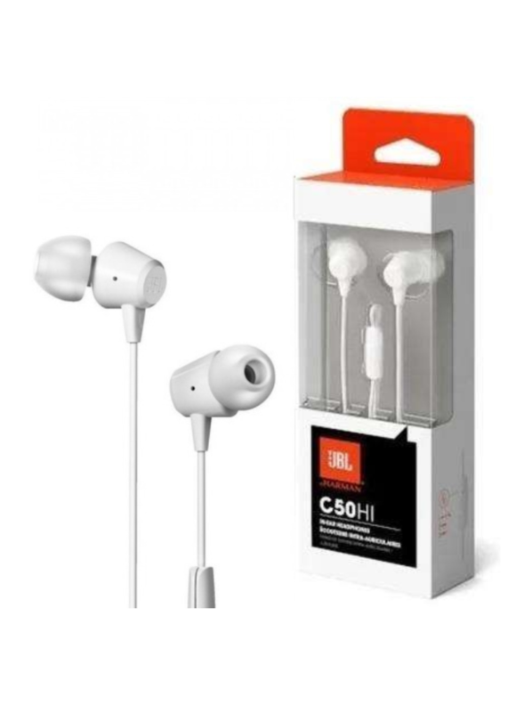 Auriculares Manos Libres JBL C50HI Blanco