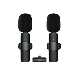 Set de Dos Micrófonos Solaperos Inalámbricos IOS K9