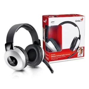 Auriculares Genius c/Micrófono y Almohadillas de Lujo