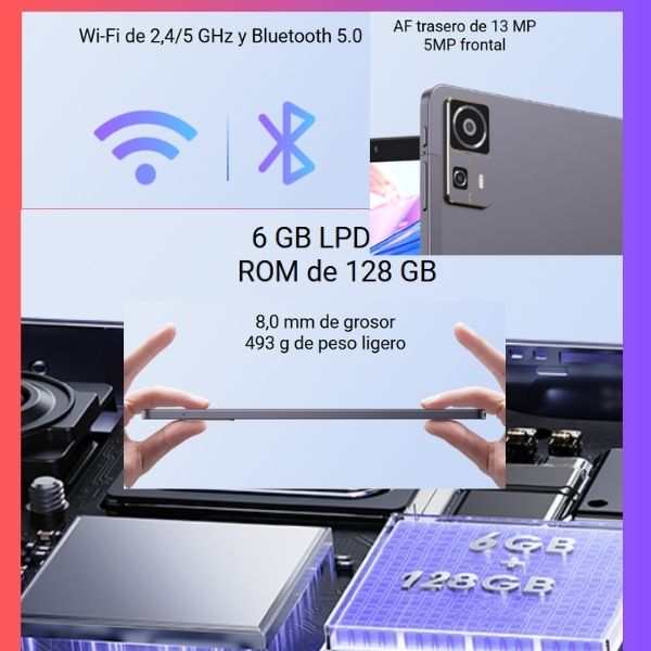 Tablet Chuwi HiPad 11 - Pantalla FHD+ 11 - 6GB - 128GB LTE 4G - Imagen 3