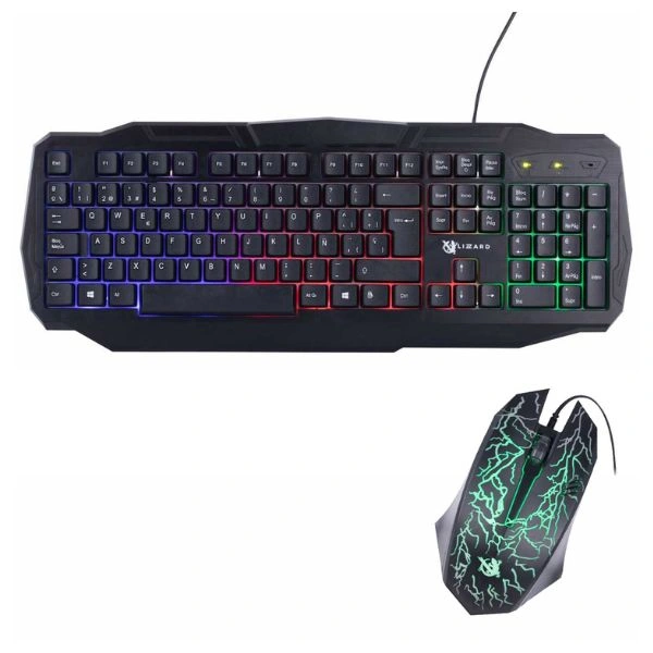 Combo Teclado y Mouse Gamer X-Lizzard
