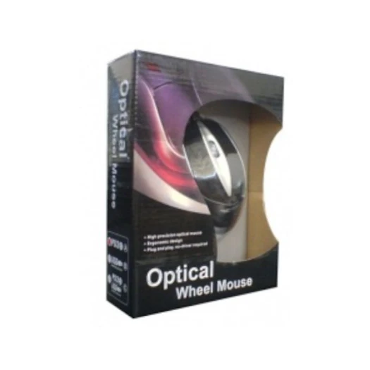 Mouse optico Xtreme negro plata USB